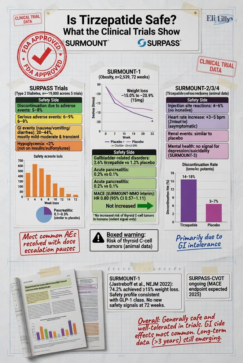 Is Tirzepatide Safe? What the Clinical Trials Show