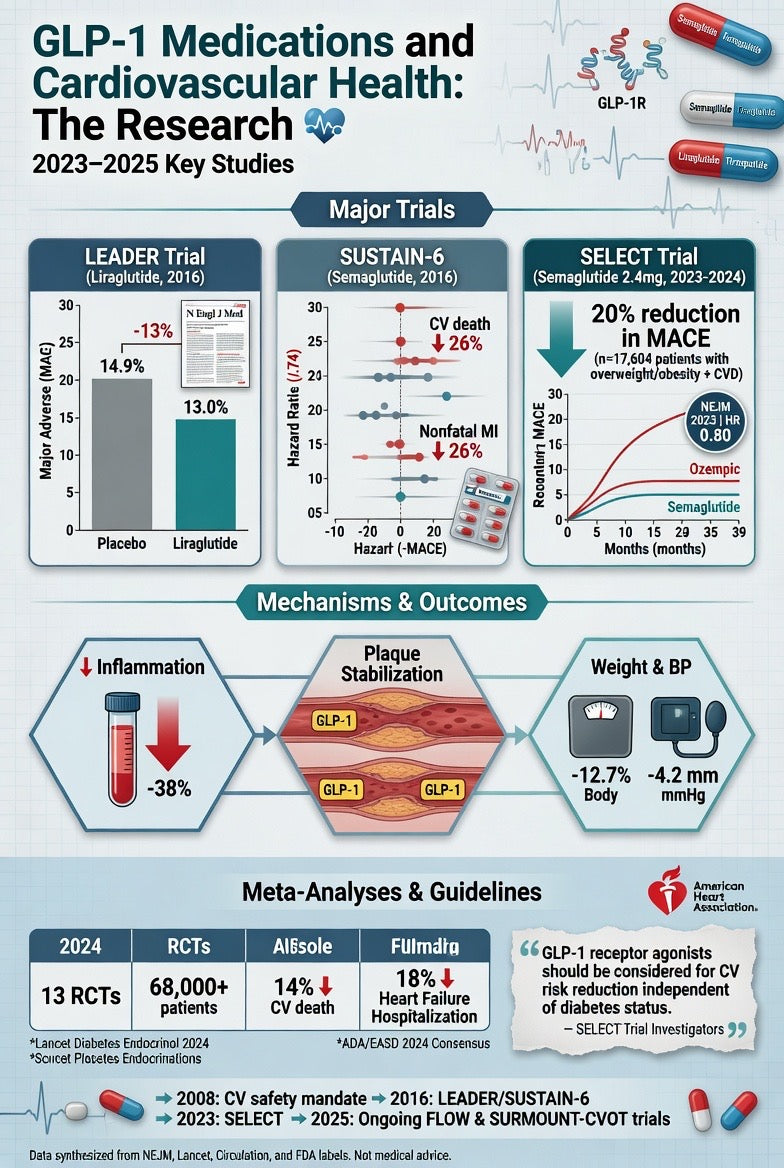 GLP-1 Medications and Cardiovascular Health: The Research