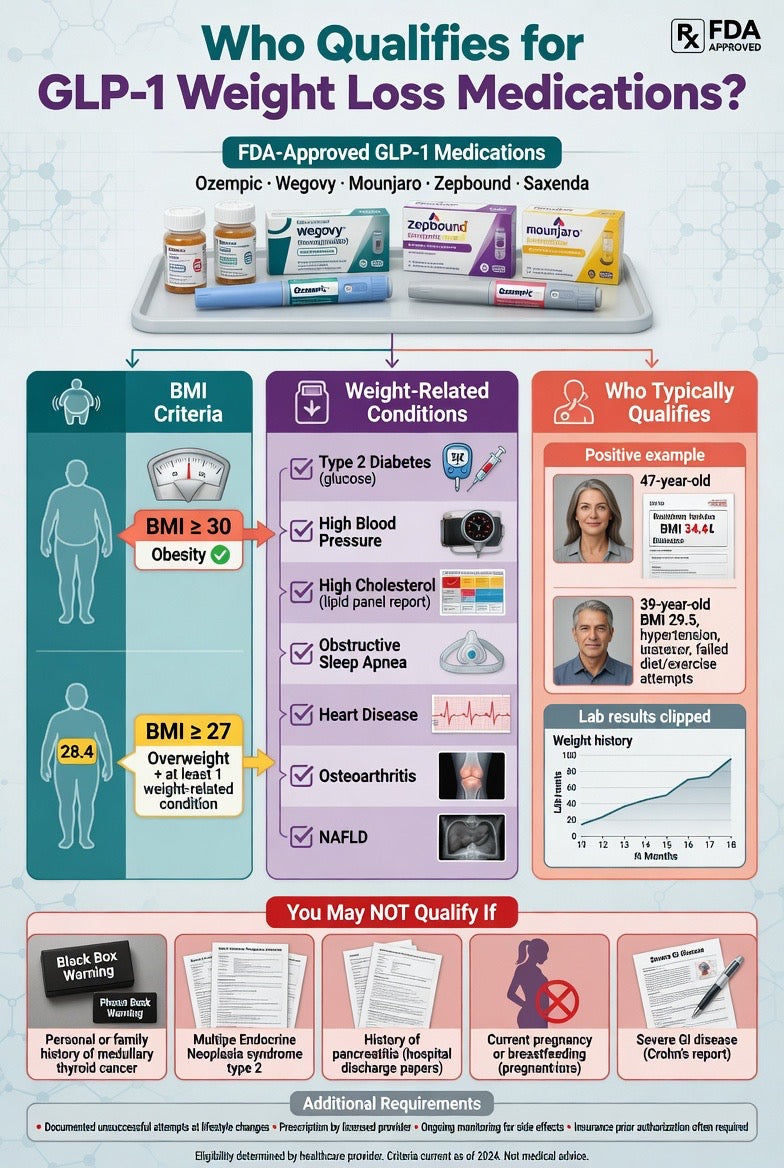 Who Qualifies for GLP-1 Weight Loss Medications?