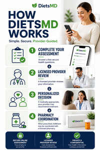 Thumbnail for Tirzepatide Tablet Online | Provider-Guided GLP-1 Weight Loss Support | DietsMD